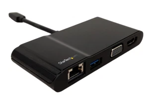 Base de viaje StarTech DKT30CHV USB-C 4 en 1 4K HDMI VGA RJ-45 USB 3.0 - Imagen 1 de 3