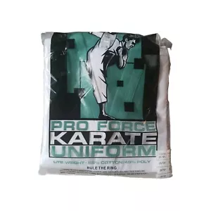 Pro Force Karate Uniform Size 2 Stock #26721 55% Cotton/45% - Picture 1 of 3