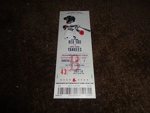 BOSTON RED SOX 2017 TICKET STUB 7/16/17 VS YANKEES~Garrett Cooper FIRST MLB HIT - Picture 1 of 1