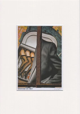  D. Gorter - "Konservendose ohne Pfand" - Kunstdruck - Collage -Signiert (28) - Bild 1 von 2