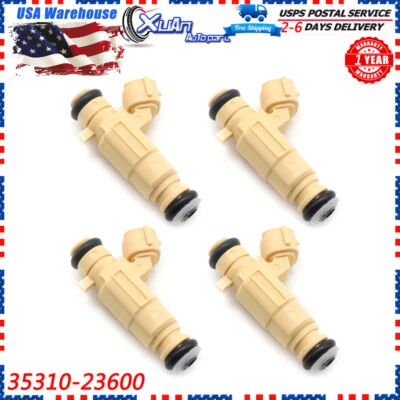 Novo injetor de combustível 4 peças 35310-23800 9260930013 para Hyundai Elantra 2.0L 2001-2008 - Imagem 1 de 4