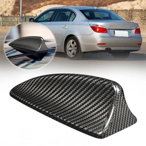 REAL Carbon Fiber Shark Fin Antenna Trim Cover for BMW 5 Series E60 E61 2001-10 - Picture 1 of 8