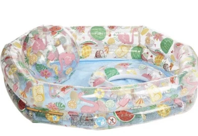 Intex Just So Fruity Pool Set with Inflatable Beach Ball Swim Ring Pool Set 48” - Image 1 of 4