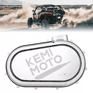 Cubierta de embrague exterior transparente con luz RGB para Can Am Maverick X3/Max R 2018-2024 - Imagen 1 de 12
