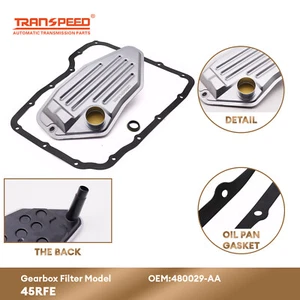 480029-AA 45RFE 545RFE Auto Transmission Oil Filter Gasket Kit for Dodge Jeep - Foto 1 di 13