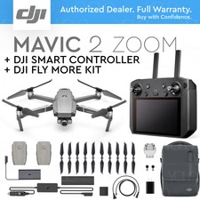 DJI MAVIC 2 ZOOM + DJI SMART REMOTE CONTROLLER 5.5" HD DISPLAY + FLY MORE KIT