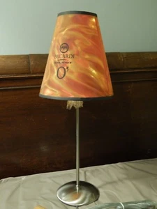 Bacardi Silver O3 ~Plug-In Lamp~ Hefty Base_Pinwheel Shade Ltd Bar Promo ~NEW~ - Picture 1 of 10