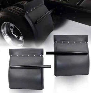 Quarter Fenders For Semi Truck 24x24 Freightliner Kenworth Peterbilt Set w Hardw - Picture 1 of 6
