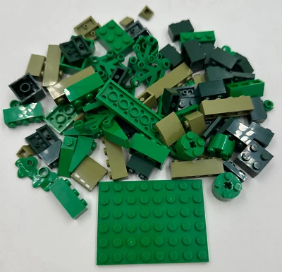 NEW LEGO Assorted Bulk Brick Pack: Green - Image 1 of 2