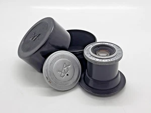 Vintage Lens Industar 22 P 3.5 50mm M39 Leica L39 Old in original tube box - Picture 1 of 17