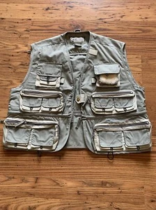Sportsman's Warehouse Outfitter KHAKI Flyfishing Vest Size Large - Picture 1 of 11