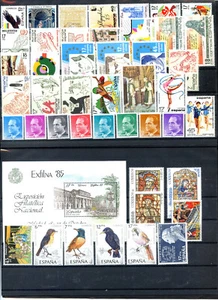1985-ESPAÑA, AÑO 1985 COMPLETO, PERFECTO ESTADO, NUEVOS CON GOMA, SC, UNC, MNH - Imagen 1 de 1