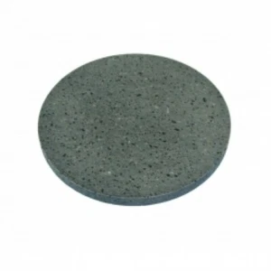 PIASTRA ROTONDA BBq barbecue bistecchiera FORNO PIETRA LAVICA DELL' ETNA 39 cm . - Foto 1 di 1