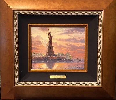 Thomas Kinkade (EUA), Hand-Enhanced "Dedicated To Liberty", LTD 2/70, CERTIFICADO DE AUTENTICIDADE, GP! - Imagem 1 de 4