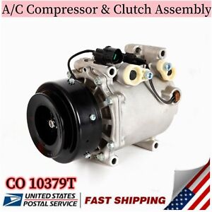 AC A/C Compressor W/ Clutch For Fit Mitsubishi Montero Sport 3.0L 3.5L 1997-2004
