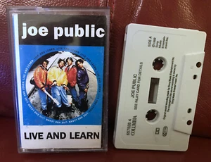 JOE PUBLIC Live And Learn CASSETTE SINGLE UK 1992 new jack swing rap 657526 4 EX - Picture 1 of 2