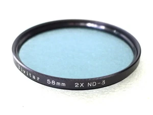 58 mm Vivitar ND-3 2X filtro de densidad neutra - NUEVO - Imagen 1 de 3