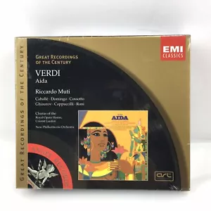 Opera Verdi Aida Caballé Domingo Cossotto Ghiaurov Cappuccilli Roni EMI Classics - Picture 1 of 2