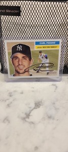 2005 Topps Heritage - #176 Carl Pavano Autographed