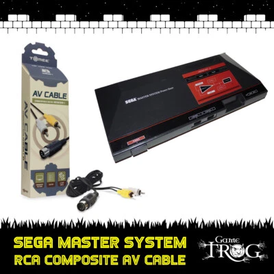 SEGA Master System - Model 1 - RCA Composite Audio Video AV Cable - Image 1 of 4