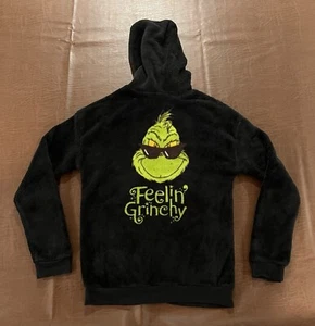The Grinch Black Zipper Hoodie - Picture 1 of 8