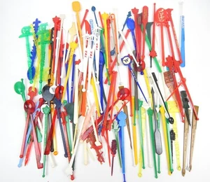 Agitadores de plástico de colección 5R pinchos de cóctel aerolíneas Vegas más 140 piezas - Imagen 1 de 6