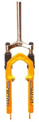 26" Chili 381 196mm Threadless 1 1/8" 28.6mm Suspension Disc Bike Fork Orange - Image 1 of 4