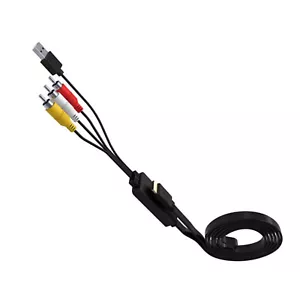 1.8m/5.9ft HDMI to 3RCA AV Converter Adapter Cable Lead USB Power For HDTV Box t - Picture 1 of 5