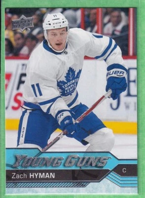 2016-17 Upper Deck Young Guns #222 Zach Hyman TOR Maple Leafs Edmonton Oilers - Image 1 of 2
