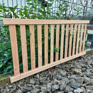 20x KOMPLETTSET Douglasie Gartenzaun Holzzaun Friesenzaun Vorgartenzaun Holz - Bild 1 von 8