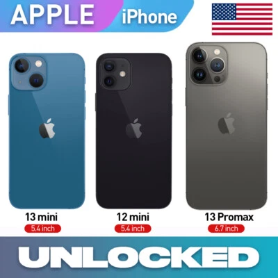 New Sealed Apple iPhone 12 Mini/13 Mini/12 Pro/13 Pro Max Unlocked 2 Yr warranty - Image 1 of 4