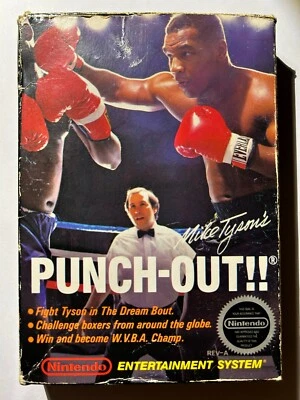 Mike Tyson's Punch-Out (NES NINTENDO Tested & Working with Sleeve and Box (1987) - Image 1 of 4