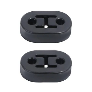 2 Piezas Colgador de Escape Goma 2 Agujeros Aislador Ajustable Buje Aislador de Goma - Imagen 1 de 16