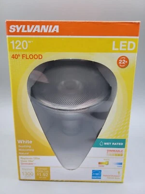 NEW SYLVANIA Ultra LED Flood 16W PAR38 Dimmable E26 Base 1300 Lumens Wet Rated - Image 1 of 4