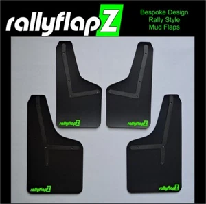rallyflapZ FORD TRANSIT *CONNECT 2nd Gen SPORT Mud Flaps set 4mm Black *G PVC LG - Picture 1 of 2