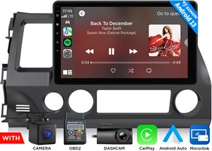 Eonon Para Honda Civic 06-11 Android 13 Estéreo Coche Radio GPS Unidad Principal BT Carplay - Imagen 1 de 19