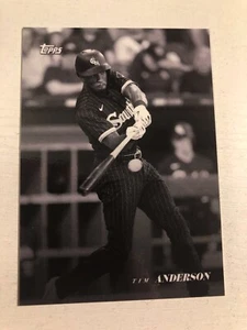 2022 Topps Black & White Online Exclusive Tim Anderson 36 - Picture 1 of 1