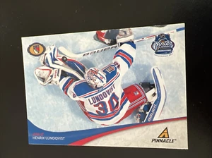 Tarjeta de hockey Henrik Lundqvist clásica de invierno Panini Pinnacle 2011-12 #NYR3 - Imagen 1 de 2
