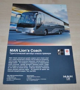 Folleto de autobús MAN Lion's Coach folleto RU - Imagen 1 de 2