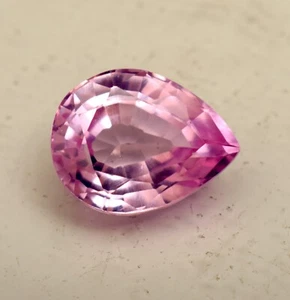 Natural Pink Tourmaline 9.25 Ct Pear Cut Loose Gemstone For Ring Use - Picture 1 of 5