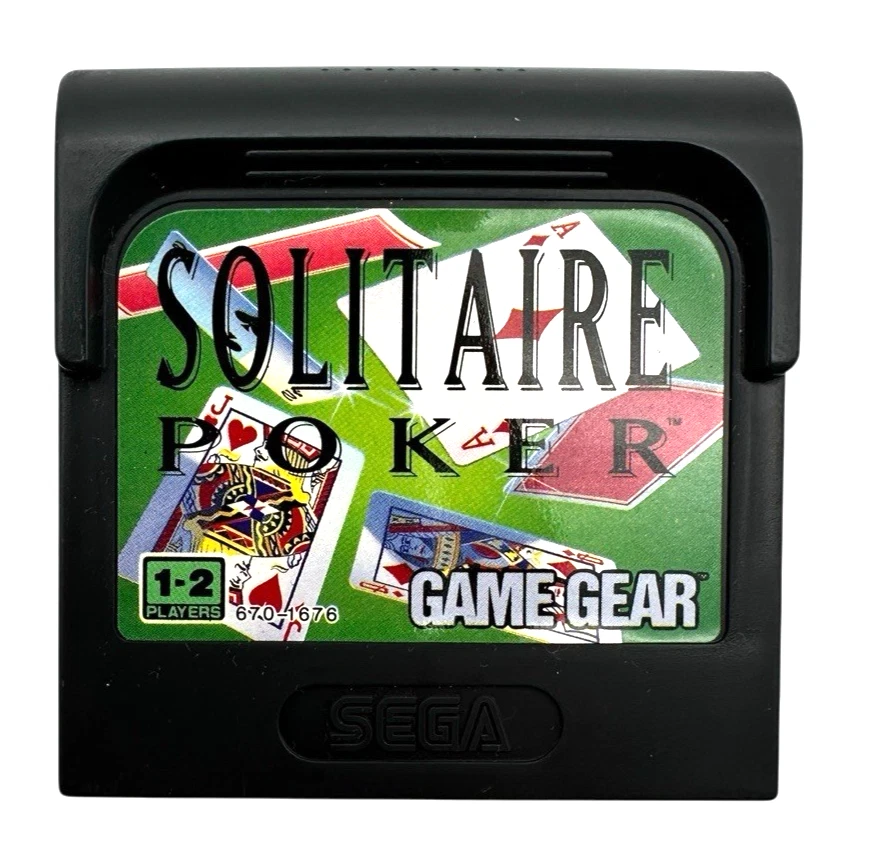 Solitaire Poker Game Gear Spiel Mit Plastikhülle - Bild 1 von 2