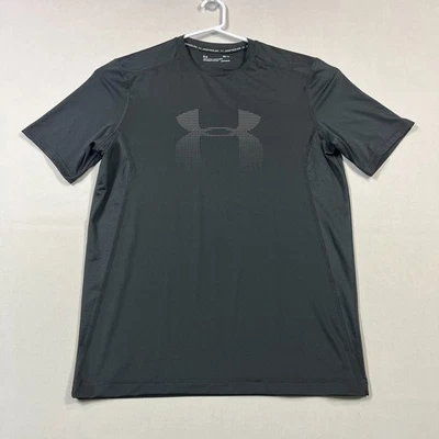 Under Armour Running Shirt Black Lightweight Gym Training Tee Mens Medium M - Image 1 of 4