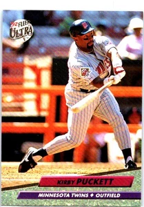 1992 Fleer Ultra #97 Kirby Puckett Minnesota Twins Baseball Card - Picture 1 of 2