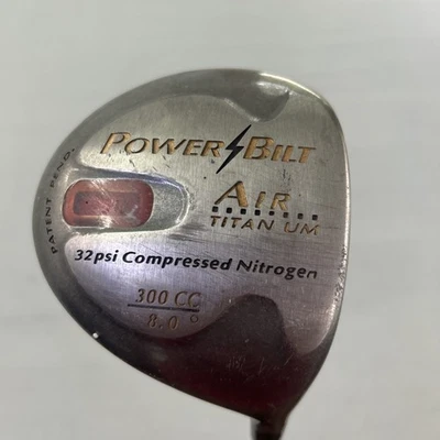 PowerBilt Air 32 Psi Compressed Nitrogen 300 cc 8.0 Loft Driver Golf Club Firm  - Image 1 of 4