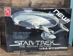 VINTAGE, NIE BENUTZT Star Trek The Motion Picture U.S.S Enterprise Plastikmodell - Bild 1 von 5