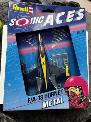 REVELL SONIC ACES 8356 'F/A -18  HIRNET DIECAST PLANE NEW / BOXED - Image 1 of 2