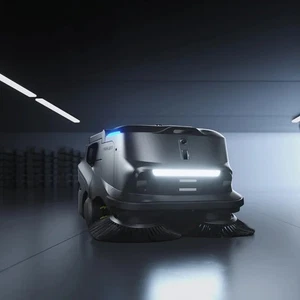 PUDU MT1 AI Robotic Sweeper – Autonomous Commercial Cleaning + Charging Station - Picture 1 of 6