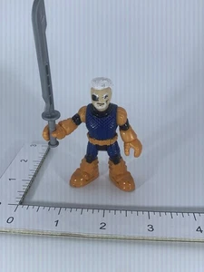 Imaginext DC Super Friends SLADE DEATHSTROKE figure unmasked w/sword - Picture 1 of 3