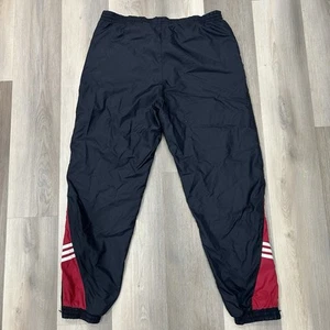 Vintage Adidas Track Pants Men’s XL BLACK Zip Ankle Pockets Meshed Lined - Picture 1 of 3