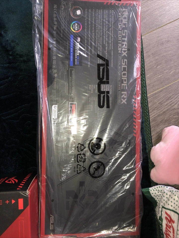 Asus - XA13ROGStrixScopeRXEVA 02- ROG Strix Scope RX EVA Edition Gaming Keyboard - Image 1 of 1